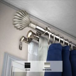 Deals ???? Gracewood Hollow Apostol 13/16th-inch Triple Curtain Rod Satin Nickel ????