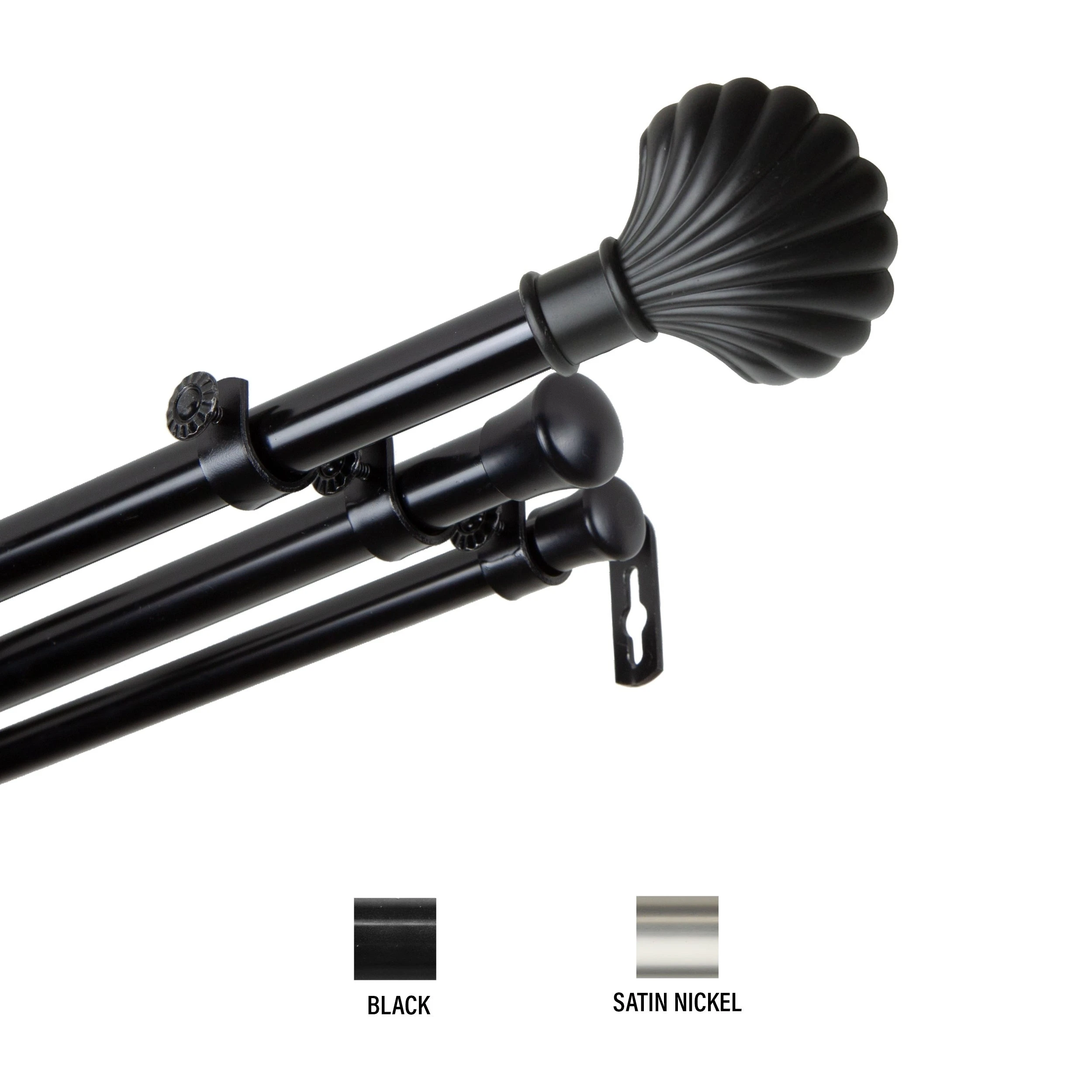 Deals ???? Gracewood Hollow Apostol 13/16th-inch Triple Curtain Rod Satin Nickel ???? 4 Deals ???? Gracewood Hollow Apostol 13/16th-inch Triple Curtain Rod Satin Nickel ???? - Image 2