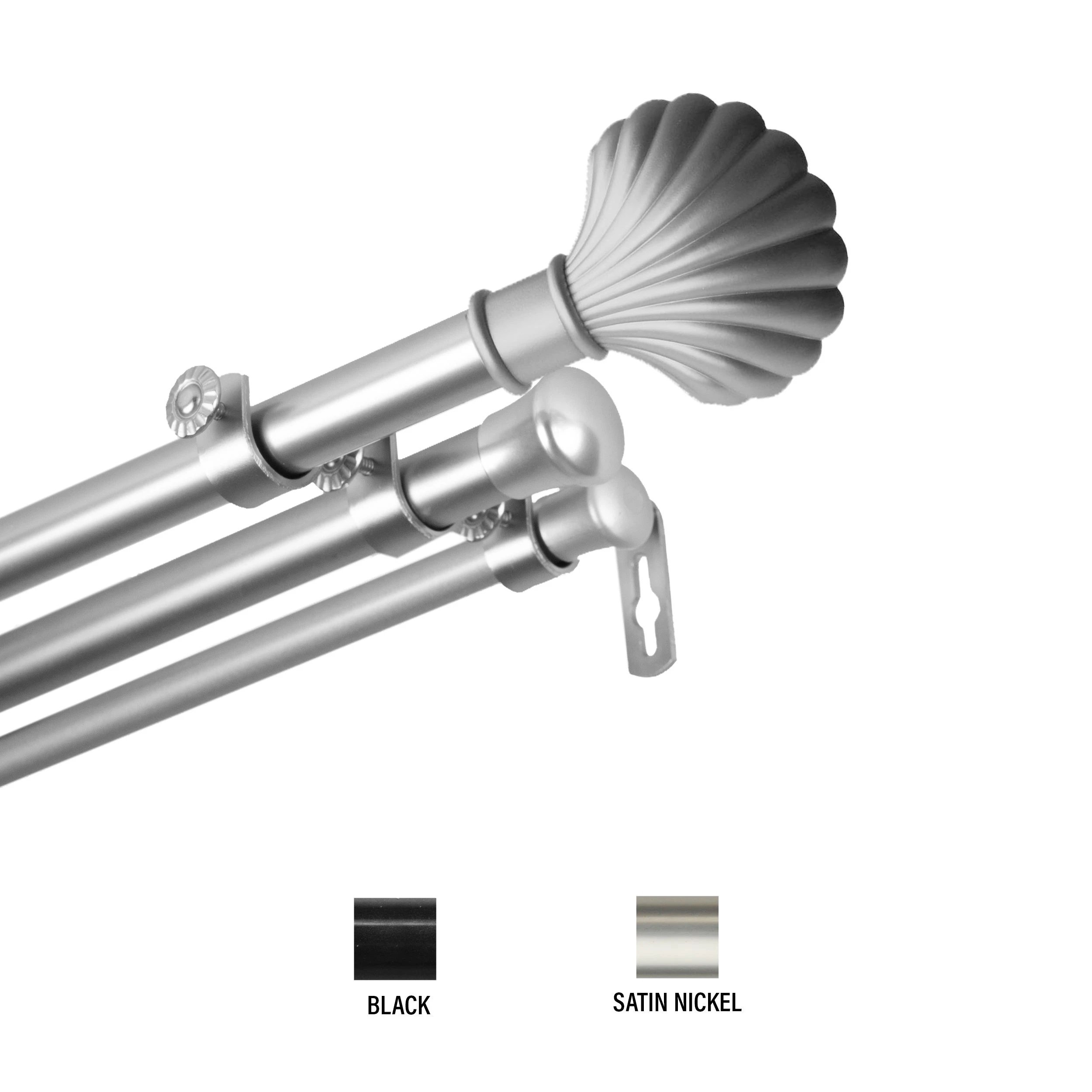 Deals ???? Gracewood Hollow Apostol 13/16th-inch Triple Curtain Rod Satin Nickel ???? 5 Deals ???? Gracewood Hollow Apostol 13/16th-inch Triple Curtain Rod Satin Nickel ???? - Image 3