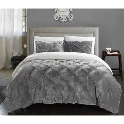 Budget ???? Gracewood Hollow Audet Ruffled And Lined 3-piece Comforter Set Beige ❤️ -Gracewood Hollow shop Gracewood Hollow Audet Ruffled and Lined 3 piece Comforter Set 1