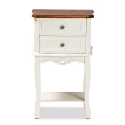 Top 10 ???? Gracewood Hollow Benjam Classic French 2-drawer Nightstand With Lower Shelf ???? -Gracewood Hollow shop Gracewood Hollow Benjam Classic French 2 drawer Nightstand with Lower Shelf 3