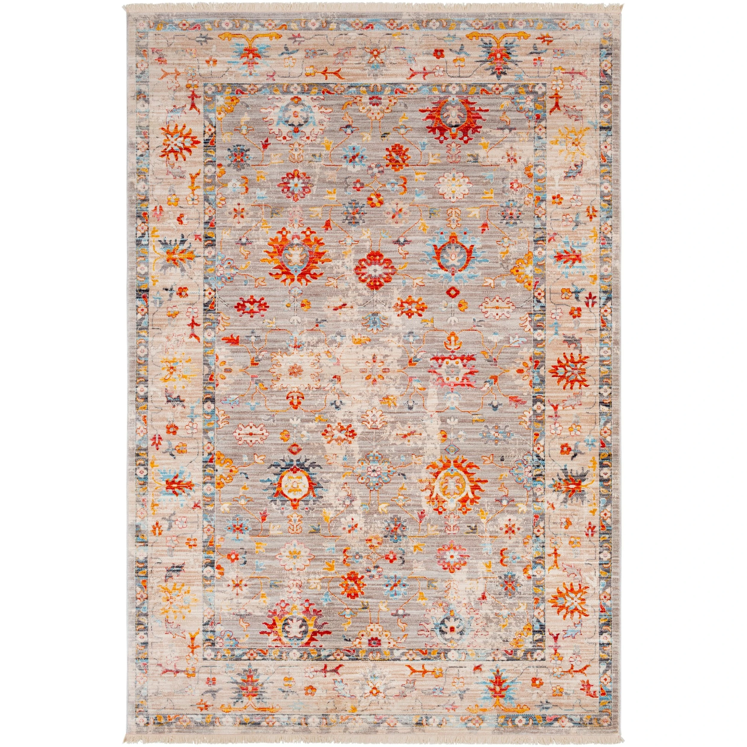 Discount ???? Gracewood Hollow Bensmaia Vintage Persian Traditional Beige Multi Area Rug - 5' X 7'9" ???? 4 Discount ???? Gracewood Hollow Bensmaia Vintage Persian Traditional Beige Multi Area Rug - 5' X 7'9" ???? - Image 2