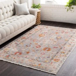 Discount ???? Gracewood Hollow Bensmaia Vintage Persian Traditional Beige Multi Area Rug - 5' X 7'9" ????