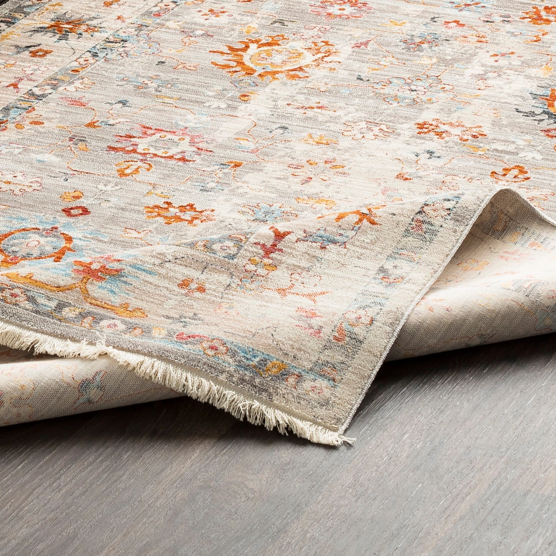 Discount ???? Gracewood Hollow Bensmaia Vintage Persian Traditional Beige Multi Area Rug - 5' X 7'9" ???? 7 Discount ???? Gracewood Hollow Bensmaia Vintage Persian Traditional Beige Multi Area Rug - 5' X 7'9" ???? - Image 5