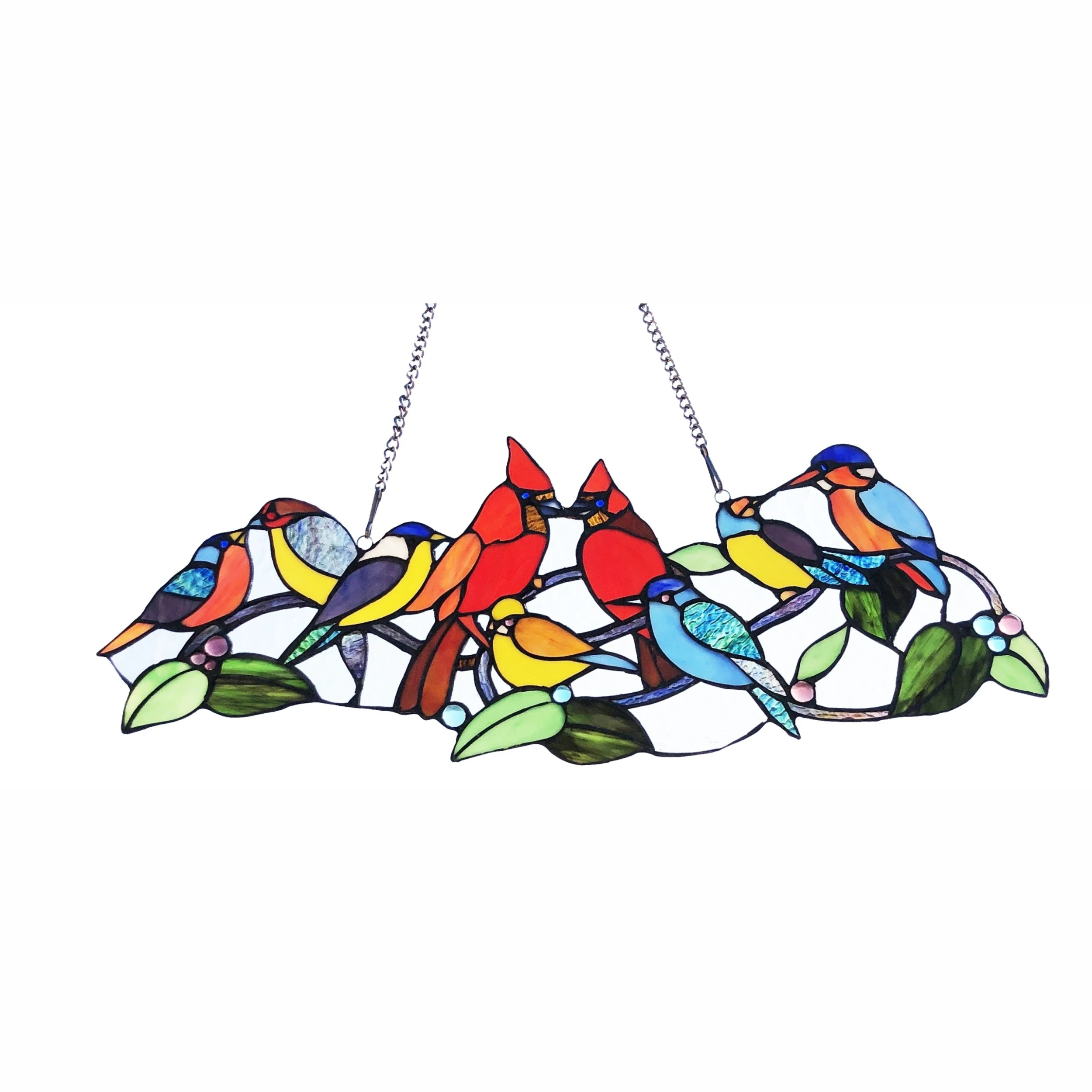 Deals ⌛ Gracewood Hollow Berssen Glass Window Panel/Suncatcher With Cute Birds ???? 4 Deals ⌛ Gracewood Hollow Berssen Glass Window Panel/Suncatcher With Cute Birds ???? - Image 2