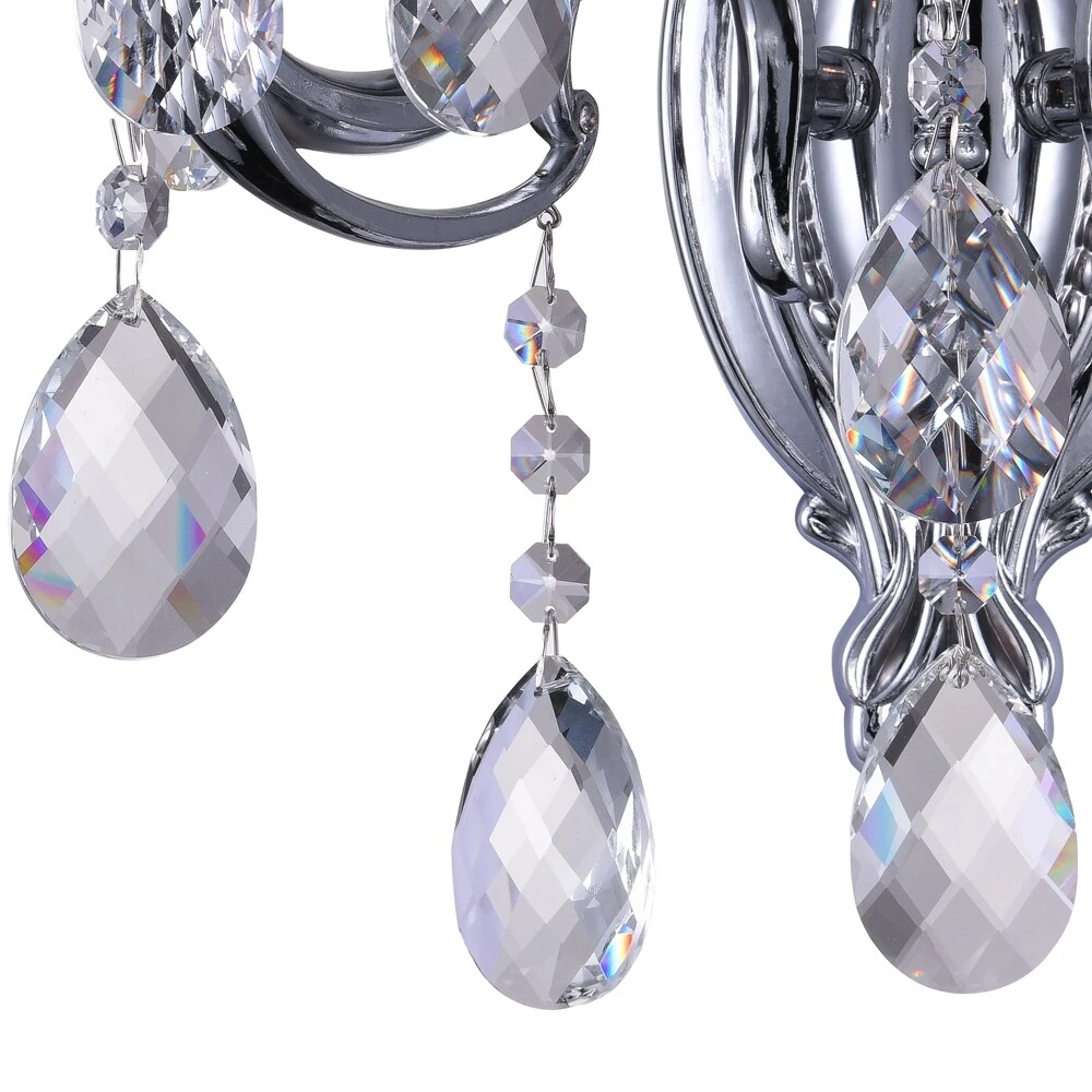 Flash Sale ???? Gracewood Hollow Besong 2-light Wall Sconce With Chrome Finish ???? 6 Flash Sale ???? Gracewood Hollow Besong 2-light Wall Sconce With Chrome Finish ???? - Image 4