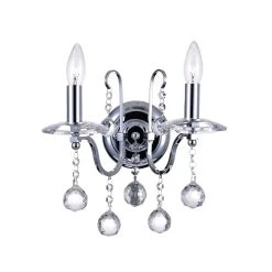 Coupon ???? Gracewood Hollow Beyala 2-light Wall Sconce With Chrome Finish ????