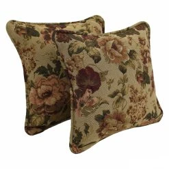Budget ???? Gracewood Hollow Chaat Floral Corded Tapestry Pillows (Set Of 2) Japanese Garden ???? 12 Budget ???? Gracewood Hollow Chaat Floral Corded Tapestry Pillows (Set Of 2) Japanese Garden ???? -Gracewood Hollow shop Gracewood Hollow Chaat Floral Corded Tapestry Pillows 28Set of 229 3