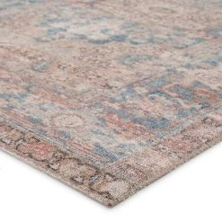 Outlet ???? Machine Washable Gracewood Hollow Chambers Blue And Beige Medallion Area Rug ???? -Gracewood Hollow shop Gracewood Hollow Chambers Blue and Beige Medallion Area Rug 1