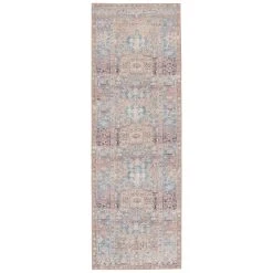 Outlet ???? Machine Washable Gracewood Hollow Chambers Blue And Beige Medallion Area Rug ???? -Gracewood Hollow shop Gracewood Hollow Chambers Blue and Beige Medallion Area Rug 4
