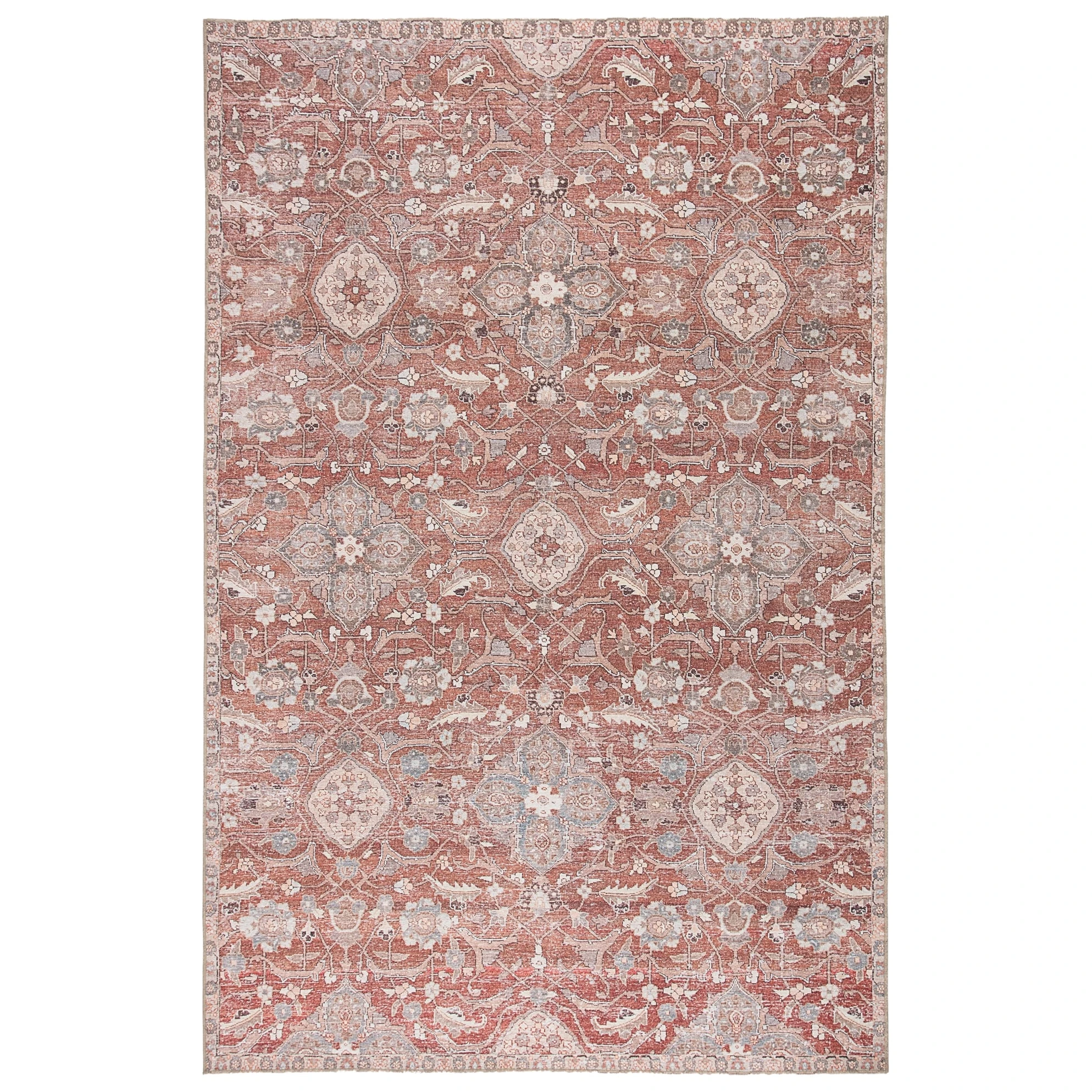 Coupon ⭐ Gracewood Hollow Collins Indoor/Outdoor Oriental Red/Grey Area Rug ???? 8 Coupon ⭐ Gracewood Hollow Collins Indoor/Outdoor Oriental Red/Grey Area Rug ???? - Image 6