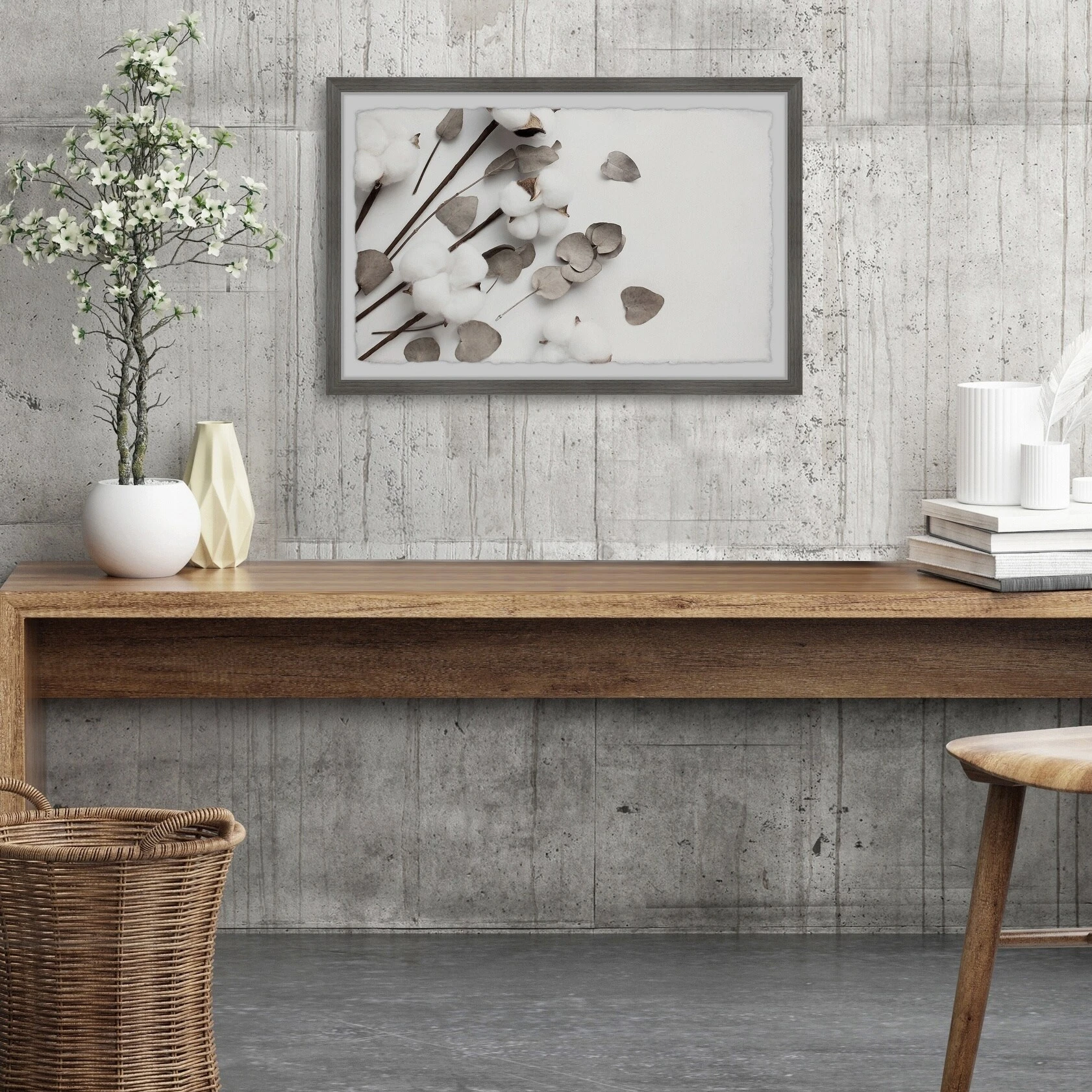 Best deal ???? Gracewood Hollow Cotton Blossom Framed Painting Print ???? 5 Best deal ???? Gracewood Hollow Cotton Blossom Framed Painting Print ???? - Image 3