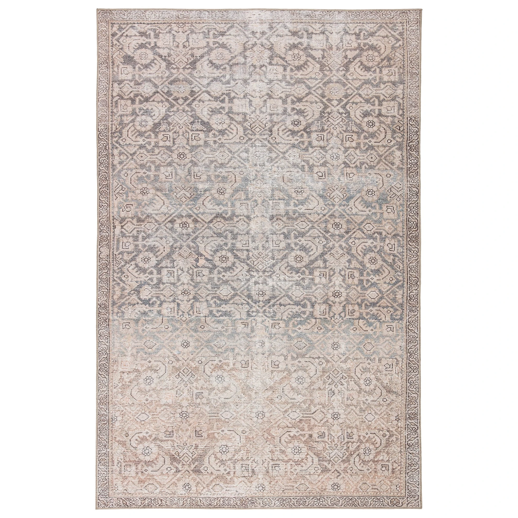 Budget ✨ Gracewood Hollow Dabydeen Indoor/Outdoor Trellis Peach And Blue Area Rug ✨ 14 Budget ✨ Gracewood Hollow Dabydeen Indoor/Outdoor Trellis Peach And Blue Area Rug ✨ - Image 12