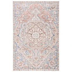 Hot Sale ???? Gracewood Hollow Dadzie Indoor/Outdoor Blue And Light Pink Medallion Area Rug ⭐ 15 Hot Sale ???? Gracewood Hollow Dadzie Indoor/Outdoor Blue And Light Pink Medallion Area Rug ⭐ -Gracewood Hollow shop Gracewood Hollow Dadzie Indoor Outdoor Blue and Light Pink Medallion Area Rug