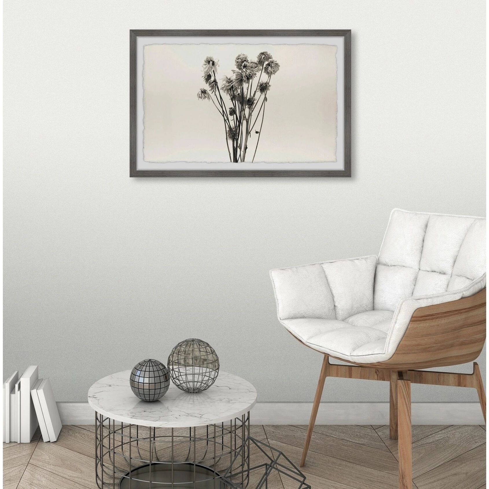 Brand new ???? Gracewood Hollow Dandelion In Grey Framed Painting Print ???? 6 Brand new ???? Gracewood Hollow Dandelion In Grey Framed Painting Print ???? - Image 4