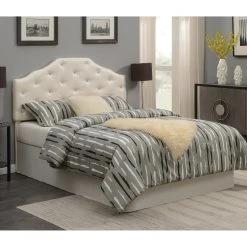 Best Sale ???? Gracewood Hollow Dayton Pearl Upholstered Queen Headboard ???? 17 Best Sale ???? Gracewood Hollow Dayton Pearl Upholstered Queen Headboard ???? -Gracewood Hollow shop Gracewood Hollow Dayton Pearl Upholstered Queen Headboard 6