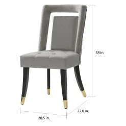 Promo ???? Gracewood Hollow Dhruv Velvet Dining Chairs (Set Of 2) - N/A Blush ???? -Gracewood Hollow shop Gracewood Hollow Dhruv Velvet upholstered Dining Chairs 28Set of 229