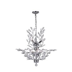 Best deal ???? Gracewood Hollow Dongala 9-light Crystal Chandelier With Chrome Finish ????