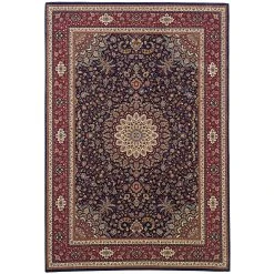 Cheapest ❤️ Gracewood Hollow Eastman Persian Flair Blue/ Red Rug Cream/black ????