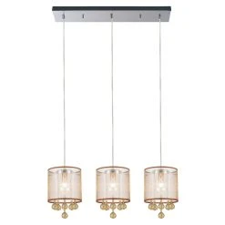 Cheap ???? Gracewood Hollow Epee 3-light Chandelier With Chrome Finish ????