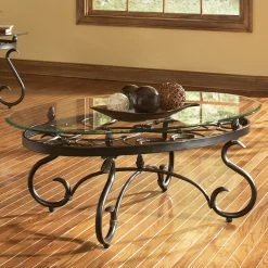 Deals ???? Gracewood Hollow Fishta Antique Brass Metal/ Glass 3-piece Table Set ???? 9 Deals ???? Gracewood Hollow Fishta Antique Brass Metal/ Glass 3-piece Table Set ???? -Gracewood Hollow shop Gracewood Hollow Fishta Antique Brass Metal Glass 3 piece Table Set 1