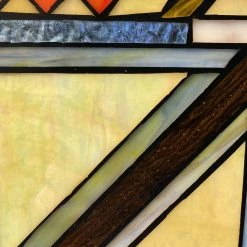 Top 10 ???? Gracewood Hollow Gibran 17.5-inch Mission-style Southwestern Stained Glass Window Panel - M ✨ -Gracewood Hollow shop Gracewood Hollow Gibran 17.5 inch Mission style Southwestern Stained Glass Window Panel 3