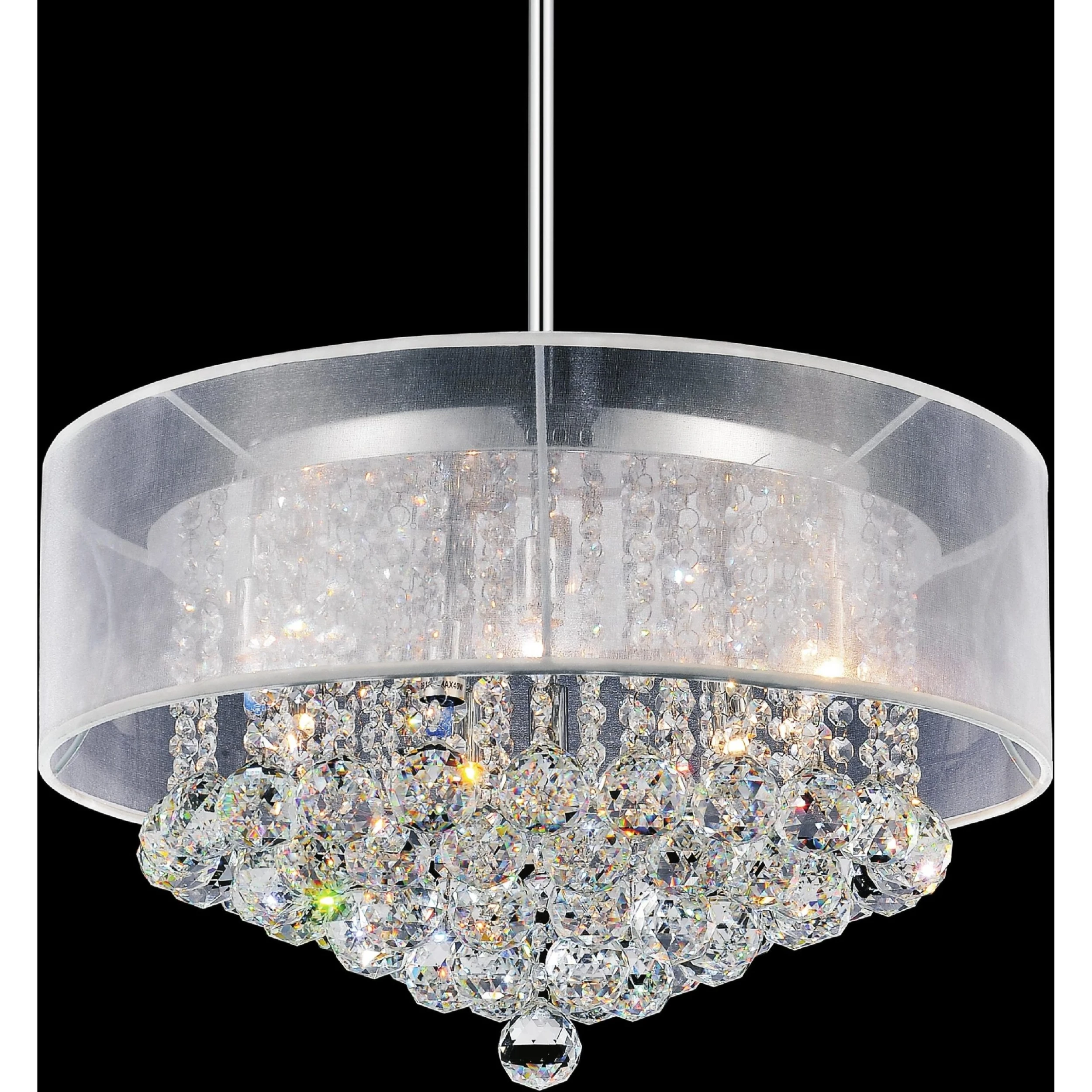Best deal ???? Gracewood Hollow Gnali 9-light Crystal Drum Chandelier With Chrome Finish ⌛ 5 Best deal ???? Gracewood Hollow Gnali 9-light Crystal Drum Chandelier With Chrome Finish ⌛ - Image 3