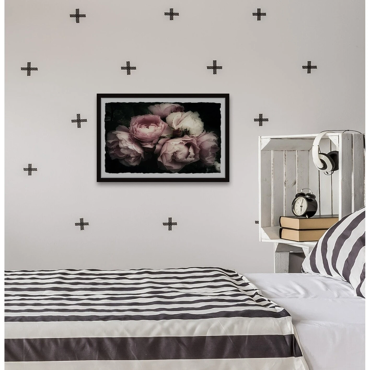 New ???? Gracewood Hollow Handmade Delicate Pink Flowers Framed Painting Print ???? 8 New ???? Gracewood Hollow Handmade Delicate Pink Flowers Framed Painting Print ???? - Image 6