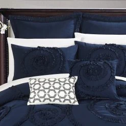 Outlet ???? Gracewood Hollow Harper 7-piece Navy Comforter Set ????