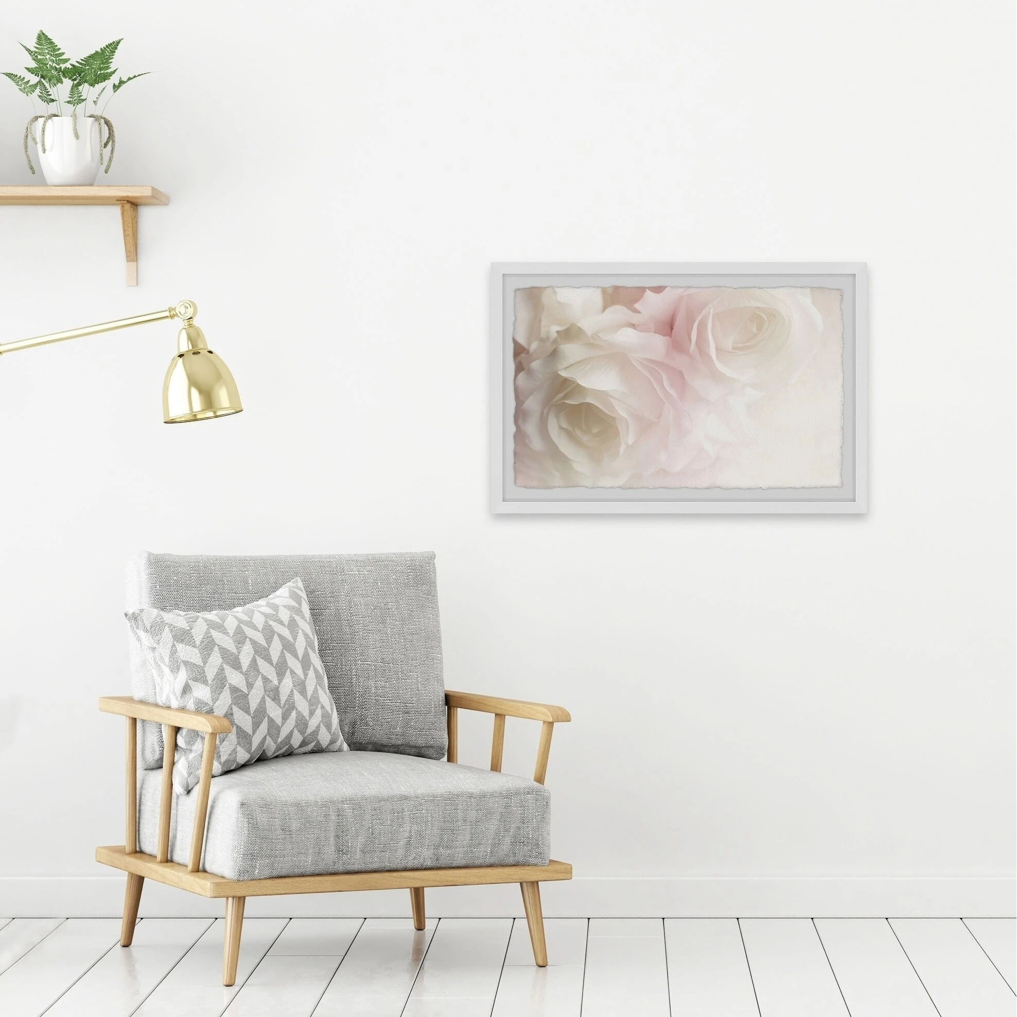 Outlet ???? Gracewood Hollow Heavenly White Bouquet Framed Painting Print ???? 8 Outlet ???? Gracewood Hollow Heavenly White Bouquet Framed Painting Print ???? - Image 6