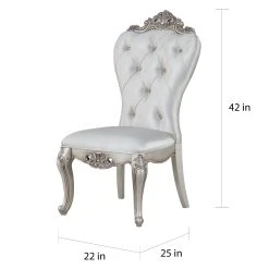 Brand new ⌛ Gracewood Hollow Kashiwagi Antique White Side Chairs With Cream Fabric Upholstery (Set Of 2) ???? 13 Brand new ⌛ Gracewood Hollow Kashiwagi Antique White Side Chairs With Cream Fabric Upholstery (Set Of 2) ???? -Gracewood Hollow shop Gracewood Hollow Kashiwagi Antique White Side Chairs with Cream Fabric Upholstery 28Set of 229 5