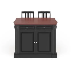 Deals ???? Gracewood Hollow Kenny Black Drop Leaf Breakfast Bar Kitchen Island With 24-inch Black School House Stools ???? -Gracewood Hollow shop Gracewood Hollow Kenny Black Drop Leaf Breakfast Bar Kitchen Island with 24 inch Black School House Stools 1
