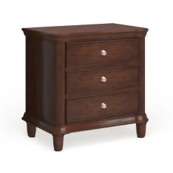 Cheap ???? Gracewood Hollow Keyes 3-drawer Wood Nightstand ⭐