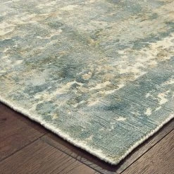 Best Pirce ???? Gracewood Hollow Khachatur Distressed High-Low Blue And Grey Area Rug ⭐ -Gracewood Hollow shop Gracewood Hollow Khachatur Distressed High Low Blue and Grey Area Rug 2