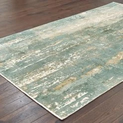 Best Pirce ???? Gracewood Hollow Khachatur Distressed High-Low Blue And Grey Area Rug ⭐ -Gracewood Hollow shop Gracewood Hollow Khachatur Distressed High Low Blue and Grey Area Rug 3