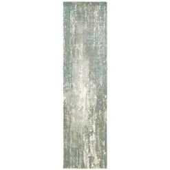 Best Pirce ???? Gracewood Hollow Khachatur Distressed High-Low Blue And Grey Area Rug ⭐ -Gracewood Hollow shop Gracewood Hollow Khachatur Distressed High Low Blue and Grey Area Rug 6