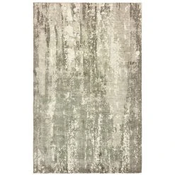 Wholesale ???? Gracewood Hollow Khachatur Distressed High-Low Grey And Ivory Area Rug ????
