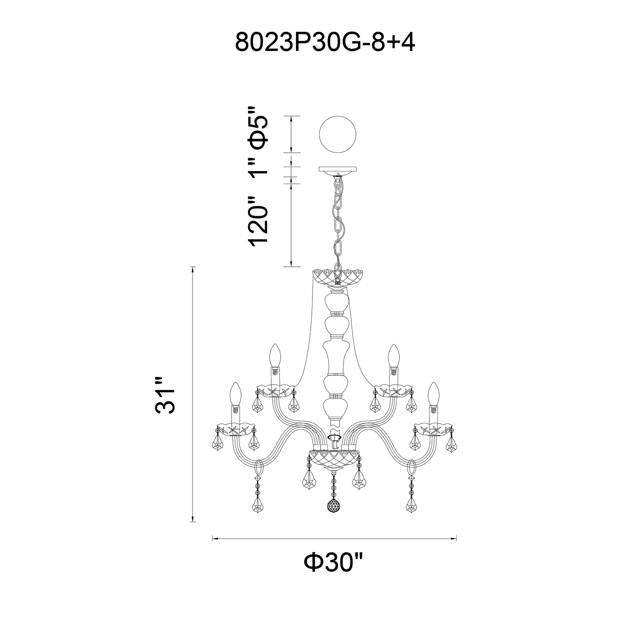 Flash Sale ???? Gracewood Hollow Kizerbo 12-light White Chrome Chandelier ???? 5 Flash Sale ???? Gracewood Hollow Kizerbo 12-light White Chrome Chandelier ???? - Image 3
