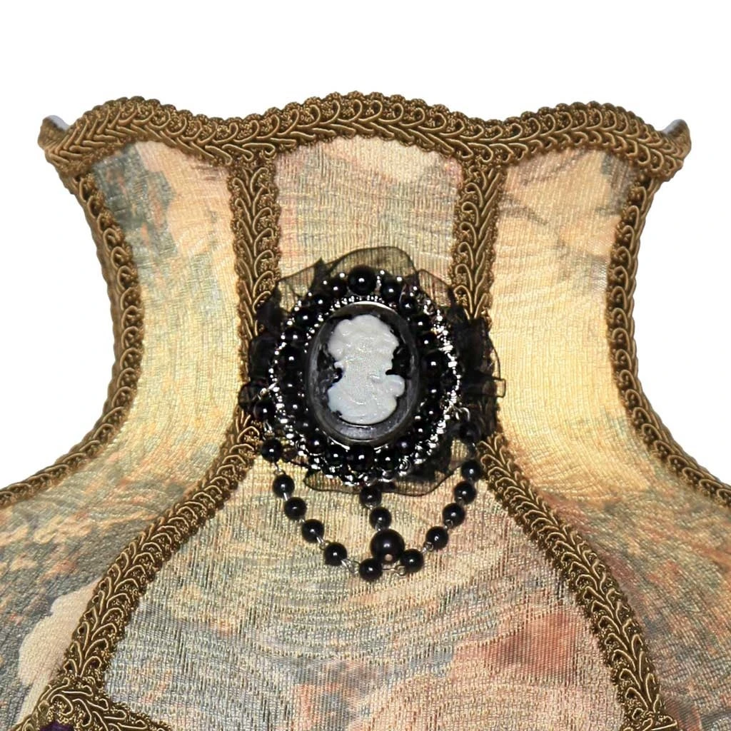 Hot Sale ???? Gracewood Hollow Lord 22" Laced Jewel Victorian-Style Table Lamp - 15.5"L X 15.5"W X 21.5"H ???? 4 Hot Sale ???? Gracewood Hollow Lord 22" Laced Jewel Victorian-Style Table Lamp - 15.5"L X 15.5"W X 21.5"H ???? - Image 2