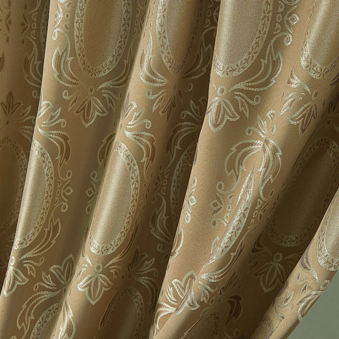 Hot Sale ???? Gracewood Hollow Mabanckou Textured Jacquard Single Rod Pocket Curtain Panel W/ Attached Valance (54 X 84) - 54 X 84 In. Taupe ???? 13 Hot Sale ???? Gracewood Hollow Mabanckou Textured Jacquard Single Rod Pocket Curtain Panel W/ Attached Valance (54 X 84) - 54 X 84 In. Taupe ???? - Image 11