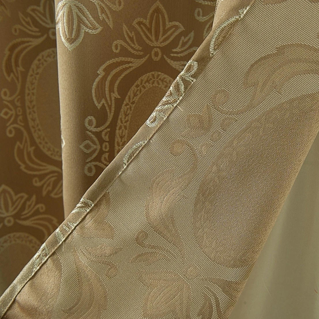 Hot Sale ???? Gracewood Hollow Mabanckou Textured Jacquard Single Rod Pocket Curtain Panel W/ Attached Valance (54 X 84) - 54 X 84 In. Taupe ???? 11 Hot Sale ???? Gracewood Hollow Mabanckou Textured Jacquard Single Rod Pocket Curtain Panel W/ Attached Valance (54 X 84) - 54 X 84 In. Taupe ???? - Image 9