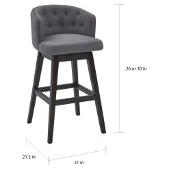 Buy ???? Gracewood Hollow Maraire Wood Swivel Barstool Tan ???? -Gracewood Hollow shop Gracewood Hollow Maraire Wood Swivel Barstool