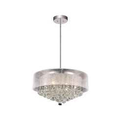 Cheapest ???? Gracewood Hollow Mare 12-light Drum Crystal Chandelier With Chrome Finish ????