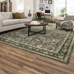 Discount ✔️ Gracewood Hollow Mohawk Faded Classic Border Area Rug ✨ 26 Discount ✔️ Gracewood Hollow Mohawk Faded Classic Border Area Rug ✨ -Gracewood Hollow shop Gracewood Hollow Mohawk Faded Classic Border Green Brown Rug 2