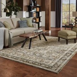 Discount ✔️ Gracewood Hollow Mohawk Faded Classic Border Area Rug ✨ 28 Discount ✔️ Gracewood Hollow Mohawk Faded Classic Border Area Rug ✨ -Gracewood Hollow shop Gracewood Hollow Mohawk Faded Classic Border Green Brown Rug 4