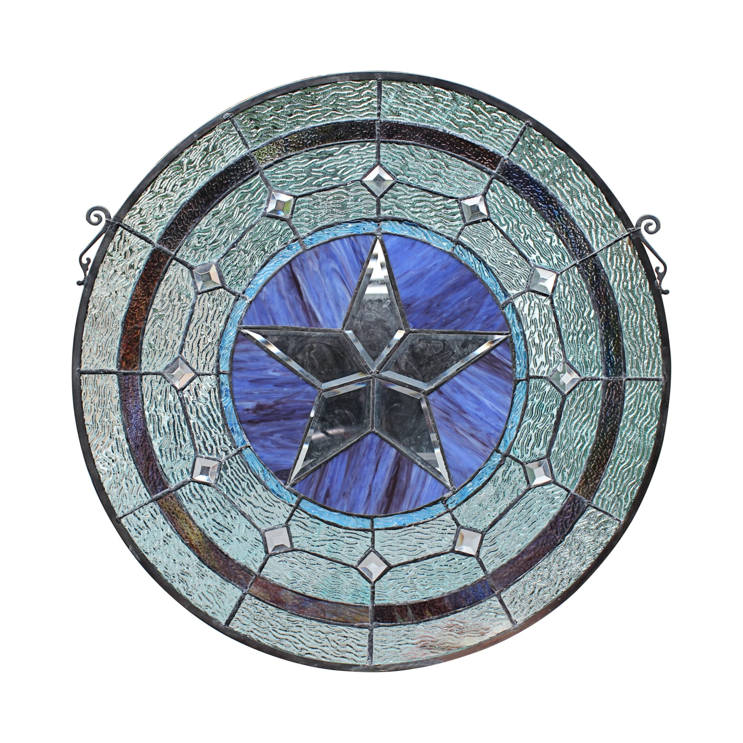 Budget ???? Gracewood Hollow Mujila Tiffany-style Round Window Panel Suncatcher ???? 4 Budget ???? Gracewood Hollow Mujila Tiffany-style Round Window Panel Suncatcher ???? - Image 2
