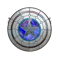 Budget ???? Gracewood Hollow Mujila Tiffany-style Round Window Panel Suncatcher ????