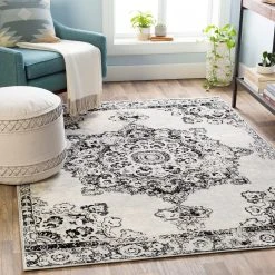 New ???? Gracewood Hollow Muradbegovic Persian Medallion Area Rug Navy/grey ⌛ 10 New ???? Gracewood Hollow Muradbegovic Persian Medallion Area Rug Navy/grey ⌛ -Gracewood Hollow shop Gracewood Hollow Muradbegovic Persian Medallion Area Rug 2