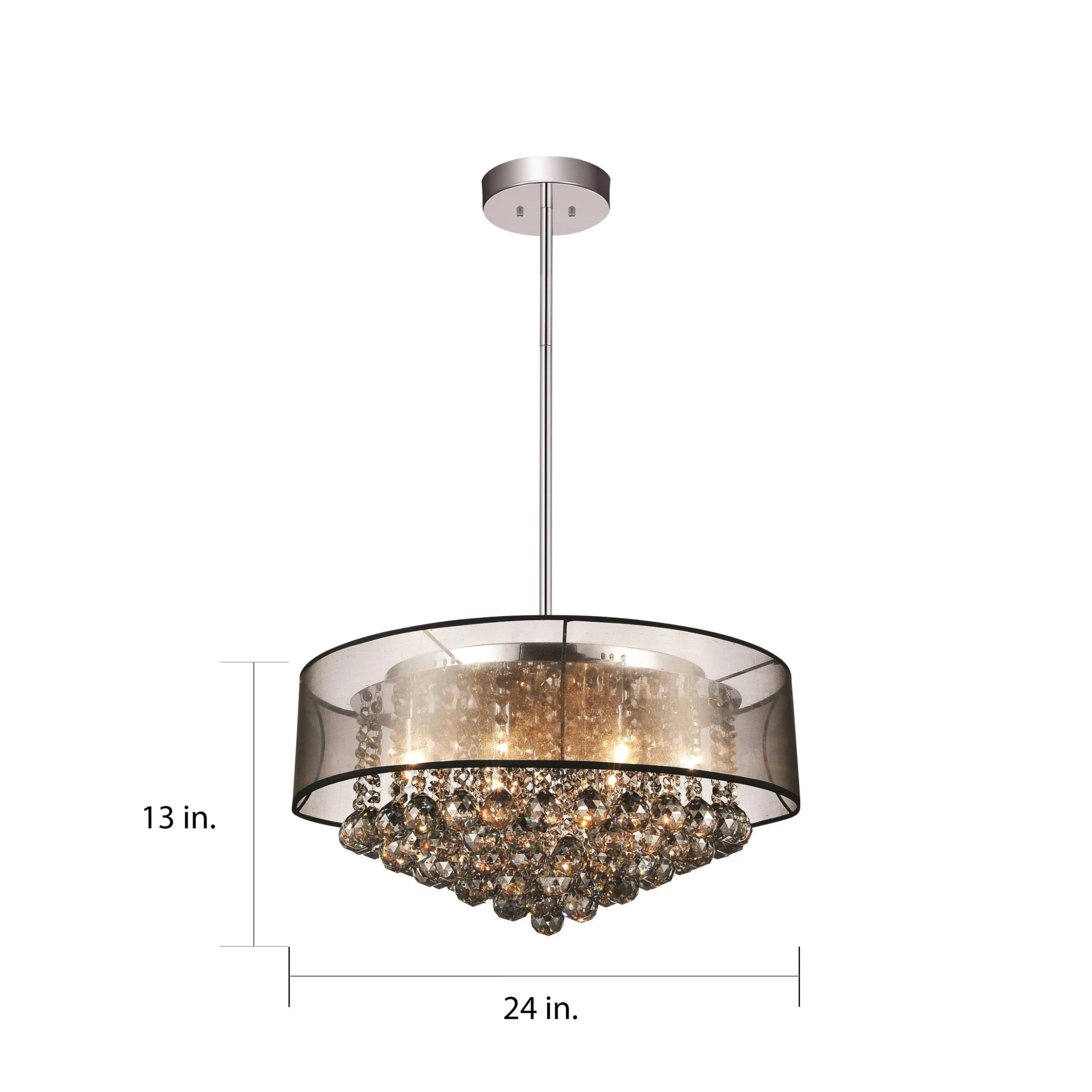 Best reviews of ???? Gracewood Hollow Nikiema 12-light Crystal Drum Chandelier With Chrome Finish ⌛ 4 Best reviews of ???? Gracewood Hollow Nikiema 12-light Crystal Drum Chandelier With Chrome Finish ⌛ - Image 2