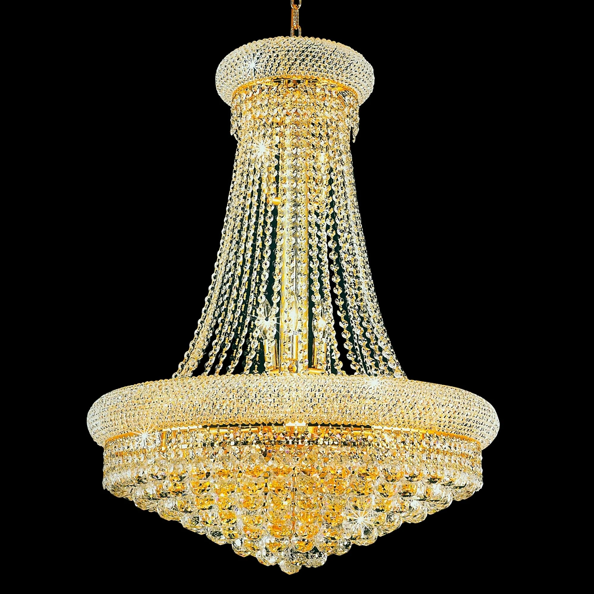 Hot Sale ???? Gracewood Hollow Nivyabandi 17-light Goldtone Crystal Chandelier ???? 3 Hot Sale ???? Gracewood Hollow Nivyabandi 17-light Goldtone Crystal Chandelier ????